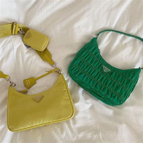 guess shoulder bag prada looks like|prada nylon handbag dupe.